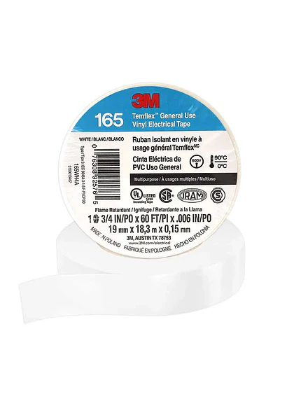 Cinta Aisladora 3m Temflex 1550 X 18,3 Mts Color Elección 2