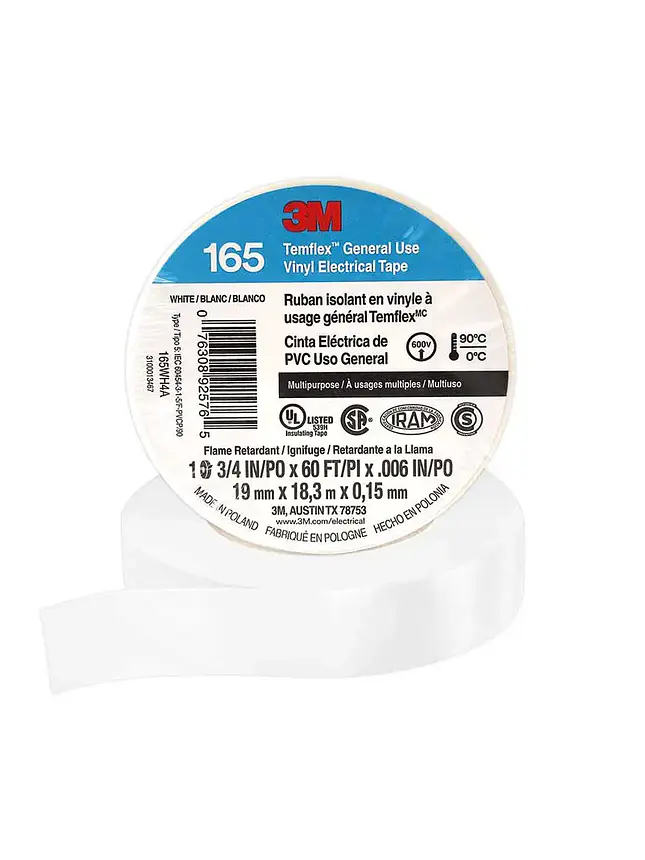 Cinta Aisladora 3m Temflex 1550 X 18,3 Mts Color Elección 2