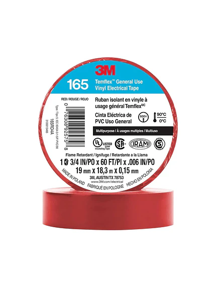 Cinta Aisladora 3m Temflex 1550 X 18,3 Mts Color Elección 4