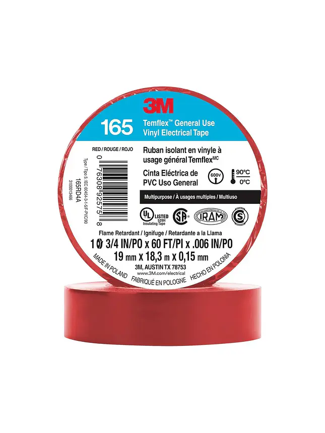 Cinta Aisladora 3m Temflex 1550 X 18,3 Mts Color Elección 4