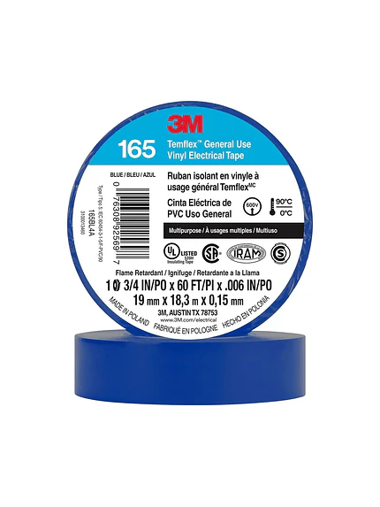 Cinta Aisladora 3m Temflex 1550 X 18,3 Mts Color Elección 5