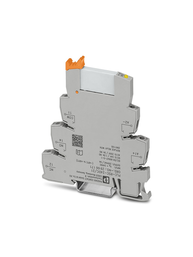 Relé PLC Interface 24VDC 1CO Carril DIN Phoenix 1