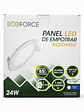 FOCO PANEL LED 24W 4000K EMBUTIDO REDONDO  - Miniatura 1