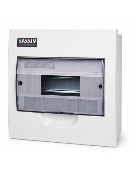 Tablero Eléctrico Embutir 8 Módulos IP30 63A SASSIN 1