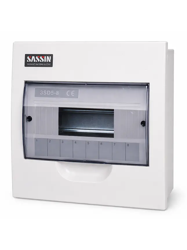 Tablero Eléctrico Embutir 8 Módulos IP30 63A SASSIN 1