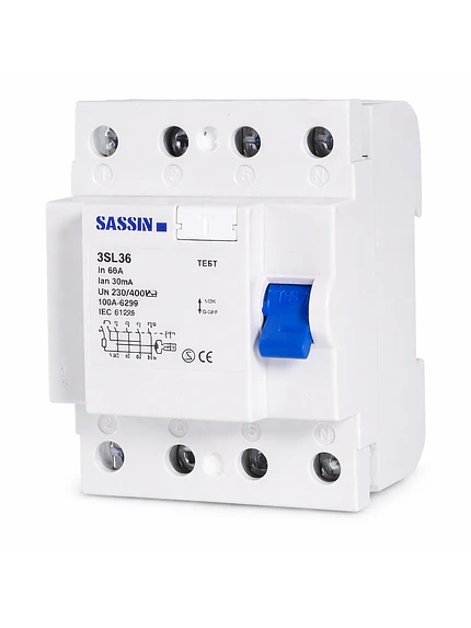Interruptor Diferencial 4x 63a 30ma, Tipo Ac Certificado  1