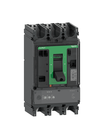 Interruptor Automático NSX400 3P 250A 75kA Schneider 1