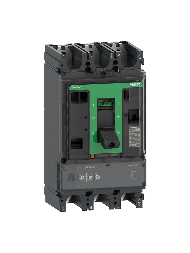 Interruptor Automático NSX400 3P 250A 75kA Schneider 1