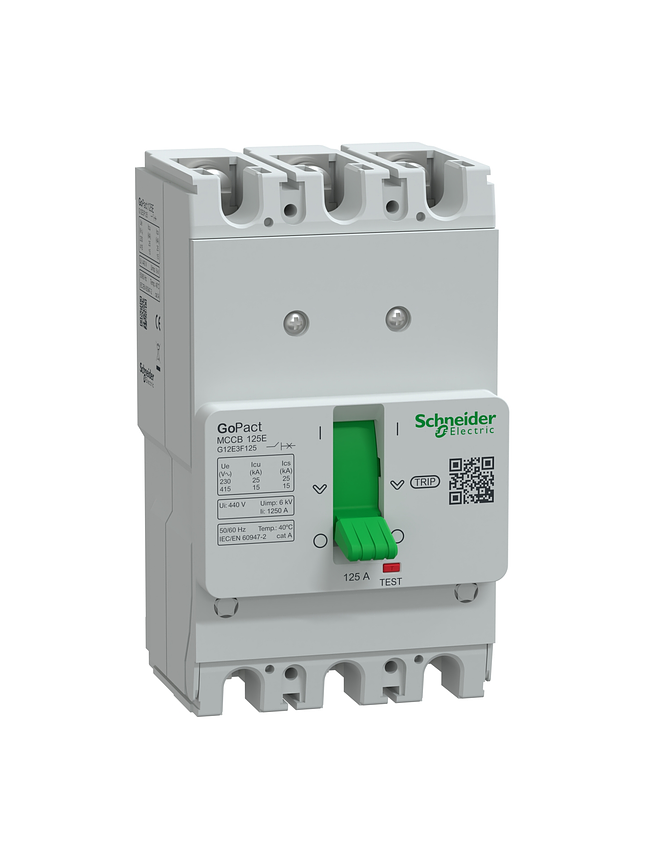 Interruptor Automático GoPact MCCB 3P 125A Schneider  1