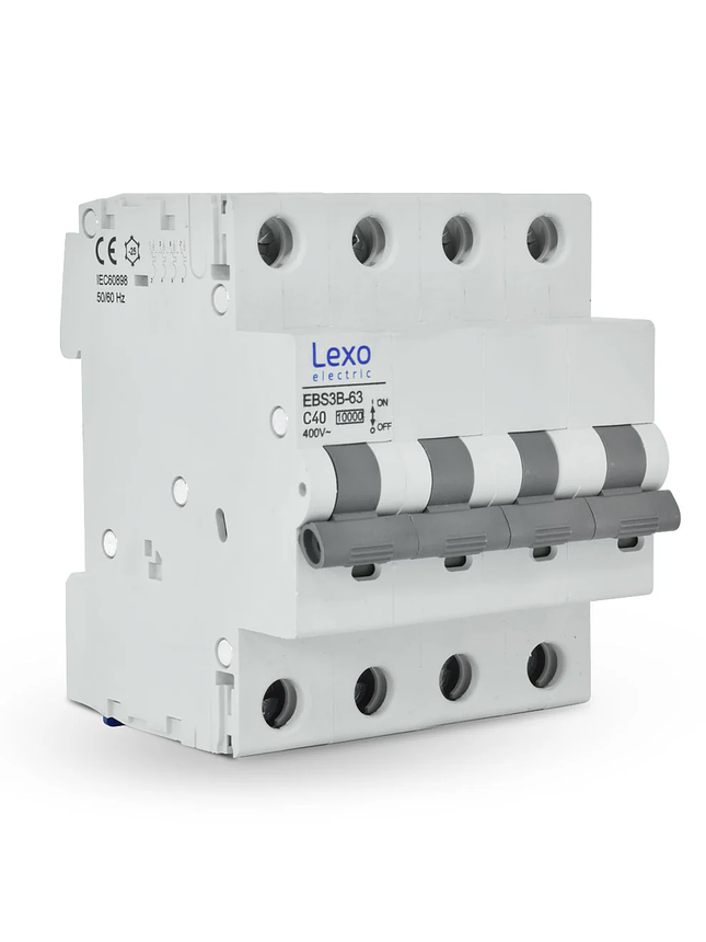 Interruptor Automático 4P 40A Curva C 10kA Lexo 1