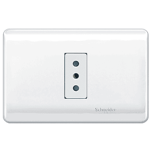 Placa Genesis 10A 2P+T Blanco Schneider Armada