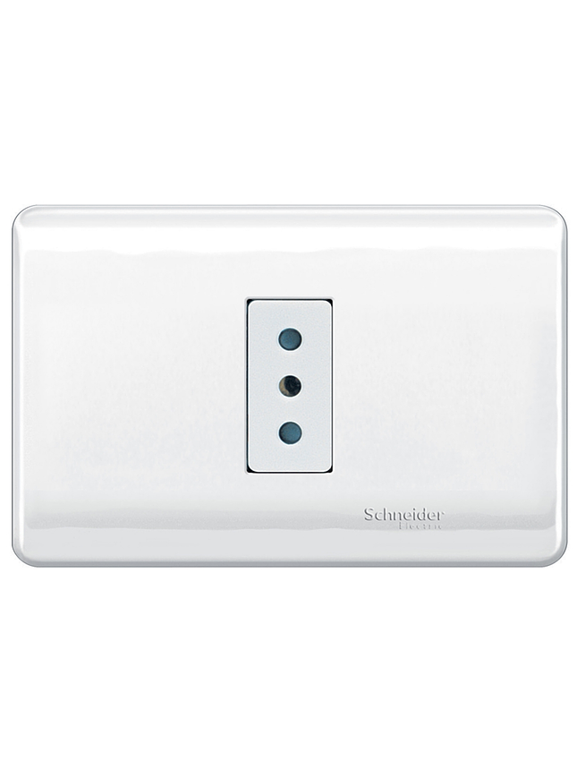 Placa Genesis 10A 2P+T Blanco Schneider Armada 1