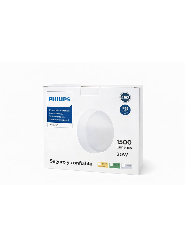 Tortuga Led 20w Luz Fria 6500K Ip65 1500lm Wt045c Philips 3