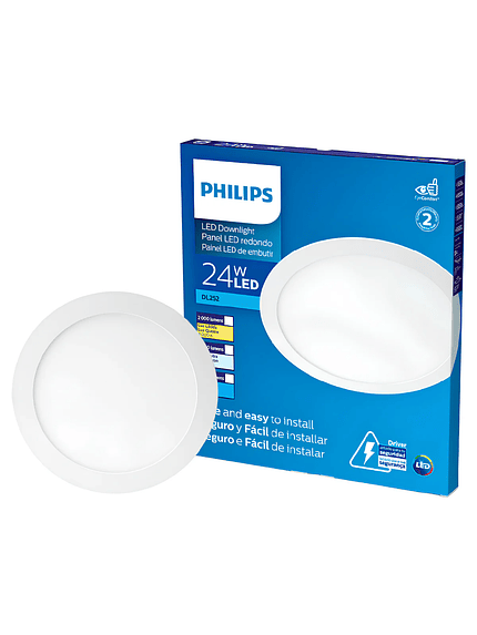 Panel LED Philips DL252 24W 3000K Empotrable  1