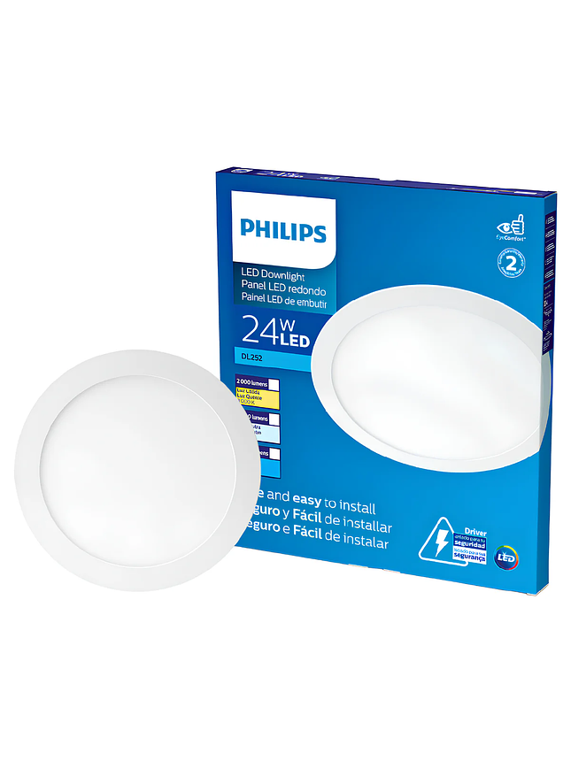 Panel LED Philips DL252 24W 3000K Empotrable  1