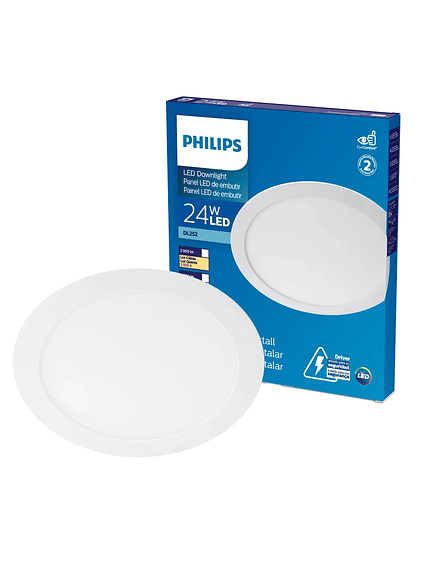 Panel LED Philips Redondo 24W 6500K 2000Lm 1