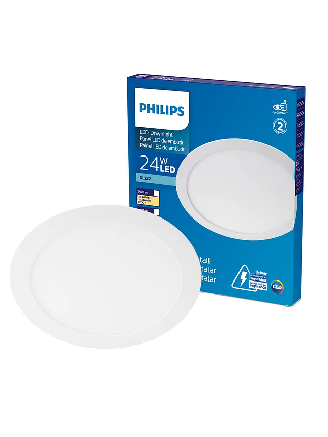 Panel LED Philips Redondo 24W 6500K 2000Lm 1