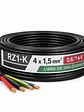 Cable RZ1-K 4x1,5 mm² 1kV Libre Halógeno Negro - Miniatura 1