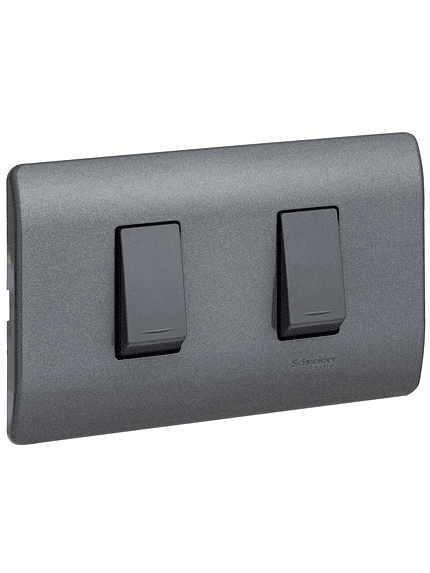 Interruptor Doble Genesis Armado Humo 9/15 1