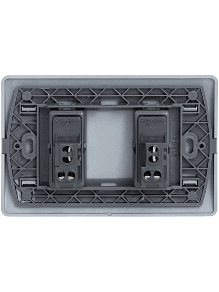 Interruptor Doble Genesis Armado Humo 9/15 4