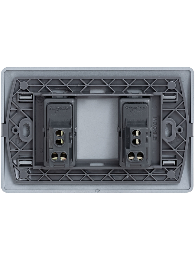 Interruptor Doble Genesis Armado Humo 9/15 4