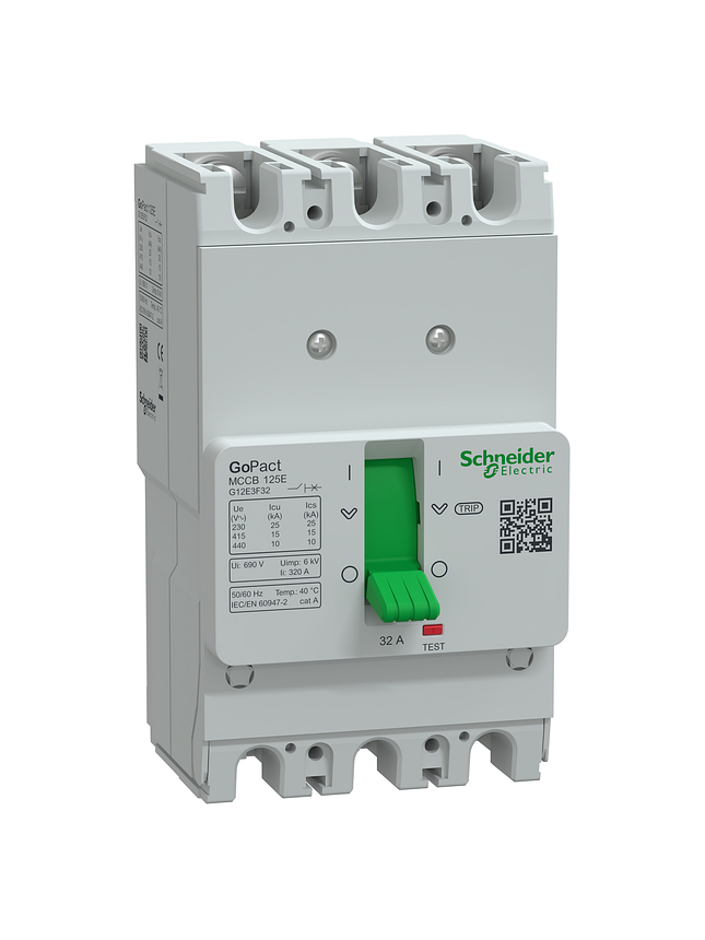 Interruptor MCCB 3P 32A 15kA Schneider GoPact 1