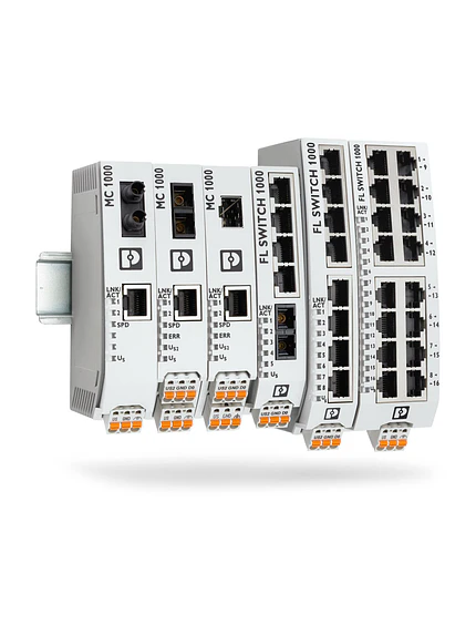Switch Ethernet Industrial Phoenix Contact 8 Puertos RJ45 5