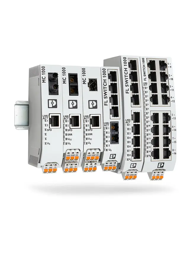 Switch Ethernet Industrial Phoenix Contact 8 Puertos RJ45 5