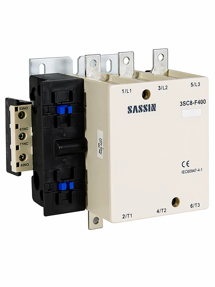 Contactor trifásico SASSIN 3SC8-F400 400A bobina 220V AC 1