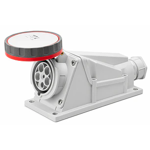 Enchufe Industrial Hembra Sobr 3p+T 63a 380v Ip67 Gewis 