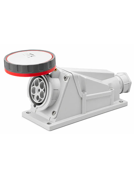 Enchufe Industrial Hembra Sobr 3p+T 63a 380v Ip67 Gewis  1