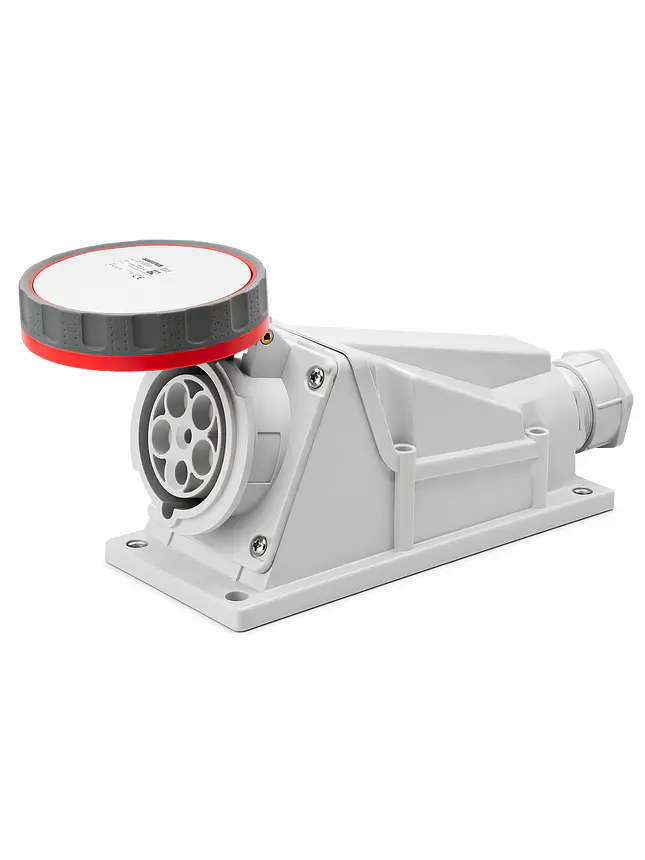 Enchufe Industrial Hembra Sobr 3p+T 63a 380v Ip67 Gewis  1