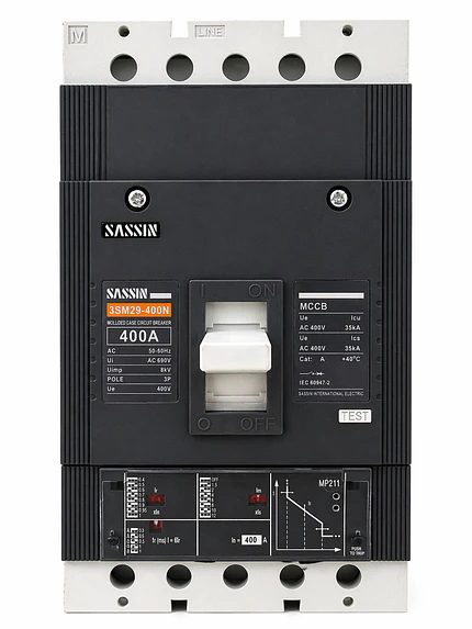 INTERRUPTOR MCCB 3P 400A SASSIN 3SM29-400N 2