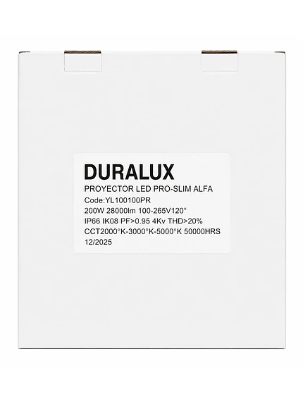 PROYECTOR LED 3 POTENCIAS 3 TEMPERATURAS IP65 IK08 6
