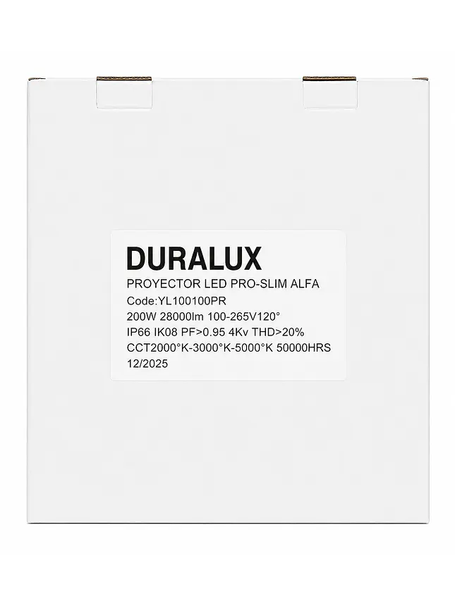 PROYECTOR LED 3 POTENCIAS 3 TEMPERATURAS IP65 IK08 6