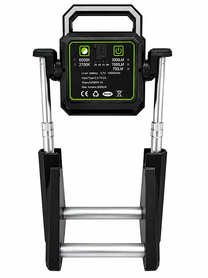 FOCO LED RECARGABLE 30W PLEGABLE USB-C 5