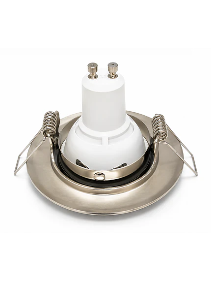 Foco Basculante Níquel + Dicroica GU10 6W LED 3