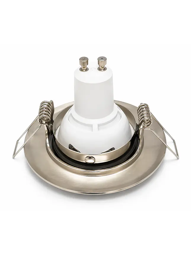 Foco Basculante Níquel + Dicroica GU10 6W LED 3