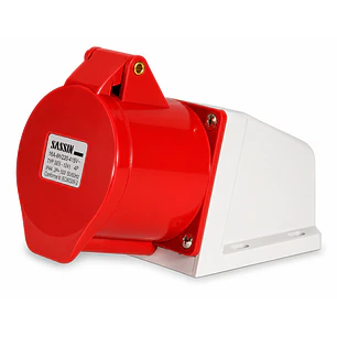 Enchufe Industrial Hembra Sobrepuesta 3p+n+t 32a 380v Ip44
