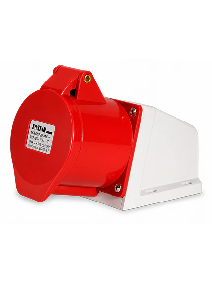 Enchufe Industrial Hembra Sobrepuesta 3p+n+t 32a 380v Ip44 1