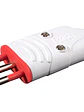 Enchufe Macho Volante Rosi 2P+T 10A  - Miniatura 2