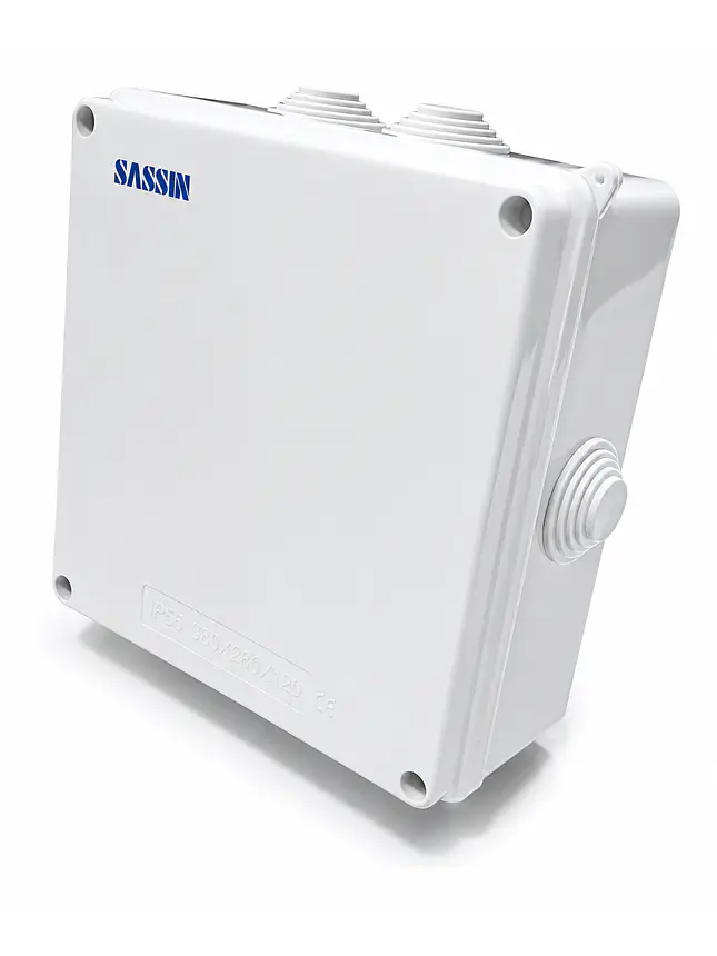 Caja Estanca 150x150x70mm Cuadrada Pvc Con Conos 1
