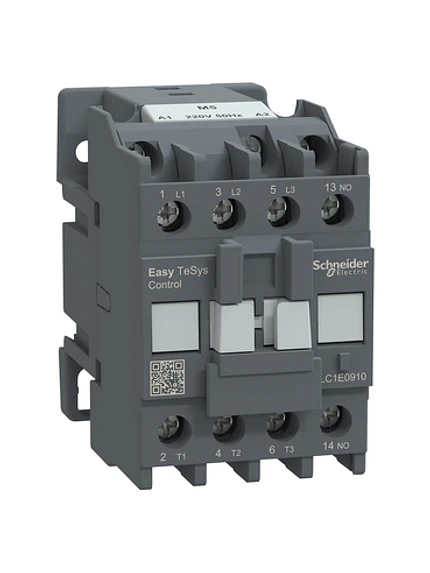 Contactor EasyPact TVS 3P 9A 220V AC3 LC1E0910M5 1