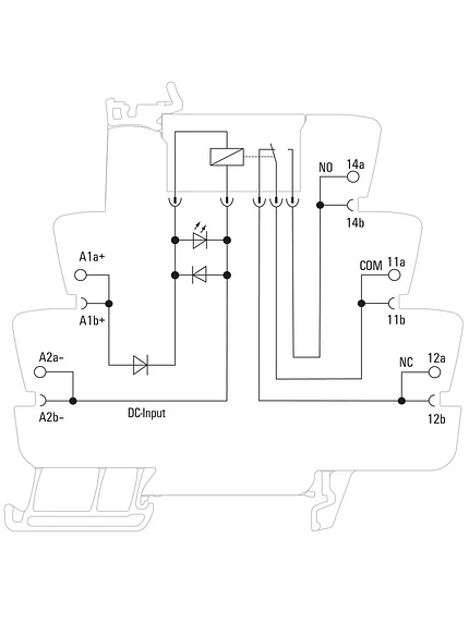 RELÉ INTERFAZ TRS 24VDC 1CO 6A WEIDMÜLLER 2