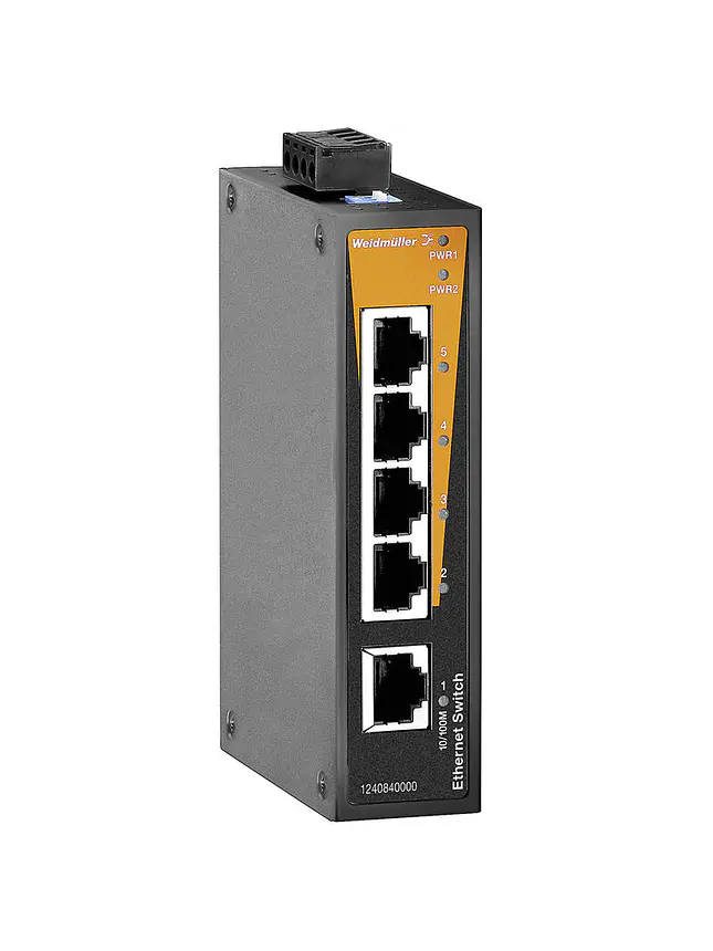 Switch Industrial 5 Puertos Fast Ethernet Weidmüller 1