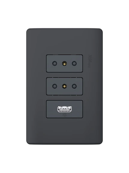 Placa Genesis 2 Tomas 10A + USB Black 1