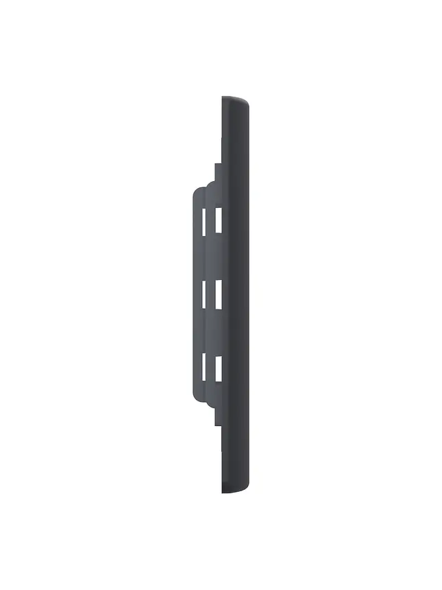 Placa Genesis Ciega Con Soporte Black Schneider MWD67106 4