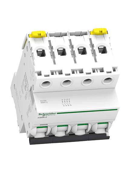 Interruptor Automático 4P 10A Curva C Schneider IC60N 3