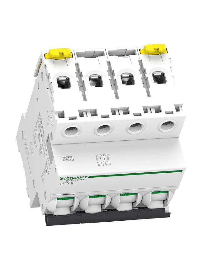 Interruptor Automático 4P 10A Curva C Schneider IC60N 3