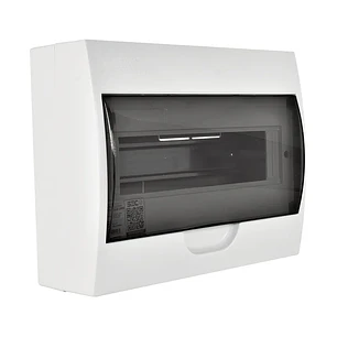 Tablero Sobrepuesto 12P IP41 Tapa Humo Lexo